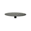 SOF Shower Rose Round Gun Metal