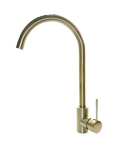 Sienna Kitchen Mixer - Brushed Brass