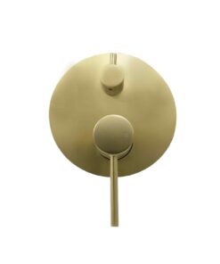 Sienna Shower Mixer Diverter - Brushed Brass