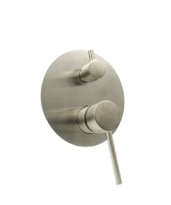 Sienna Shower Mixer Diverter - Brushed Stainless Steel