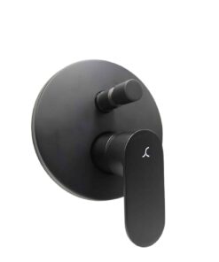 Emilia Shower Mixer Diverter Matt Black