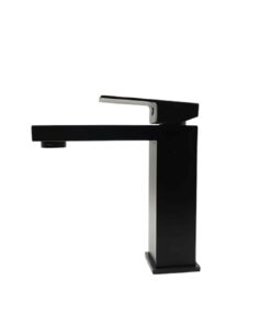 Venice Short Basin Mixer Matt Black
