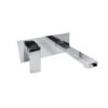 Venice Wall Mount Basin Mixer Chrome