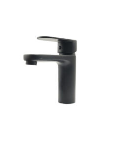 Emilia Short Basin Mixer Matt Black