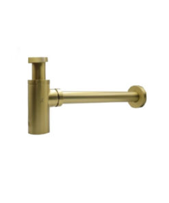 SOF Round Bottle Trap Brushed Brass