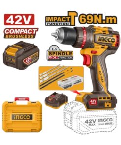 Ingco 42V Drill 69NM Including Charger+Battery