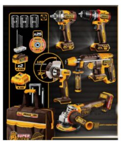 Ingco 20V Kit 5 In 1 Industrial Combo